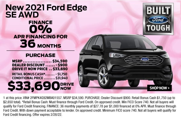 21 Ford Edge Special
