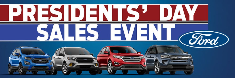 Ford Presidents' Day Sales Banner